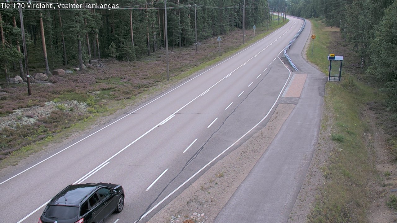 Weather Camera Image Road 170 Virolahti, Vaahterikonkangas, Virolahti, Kymenlaakso