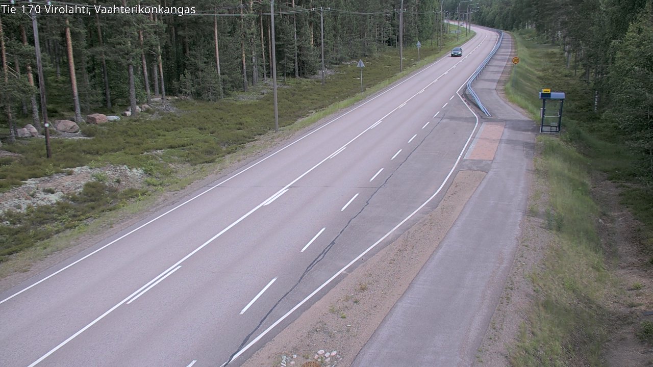 Kelikamerat Kuva Tie 170 Virolahti, Vaahterikonkangas, Virolahti, Kymenlaakso