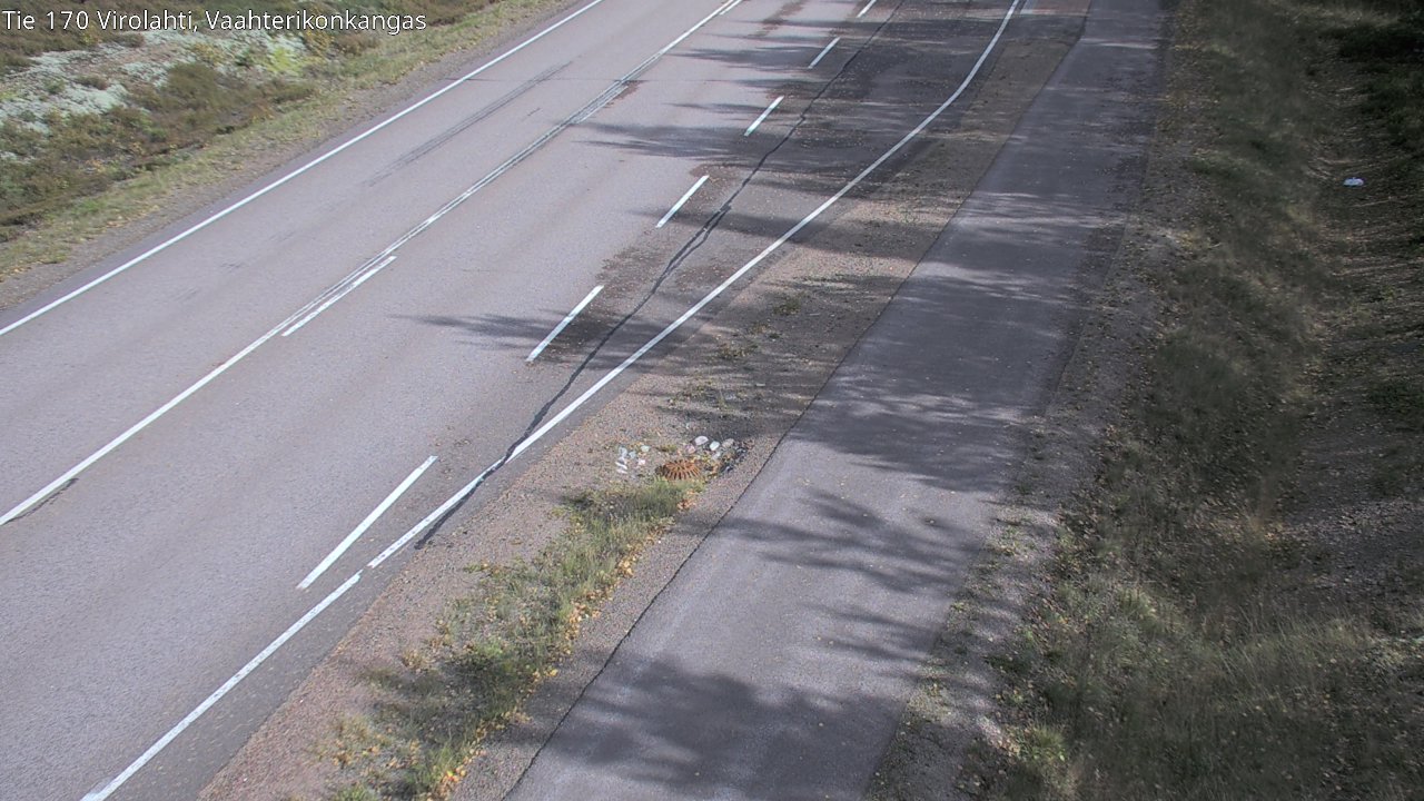 Weather Camera Image Väg 170 Vederlax, Vaahterikonkangas, Virolahti, Kymenlaakso