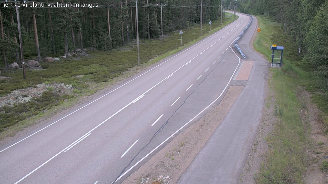 Kelikamerat Kuva Tie 170 Virolahti, Vaahterikonkangas, Virolahti, Kymenlaakso