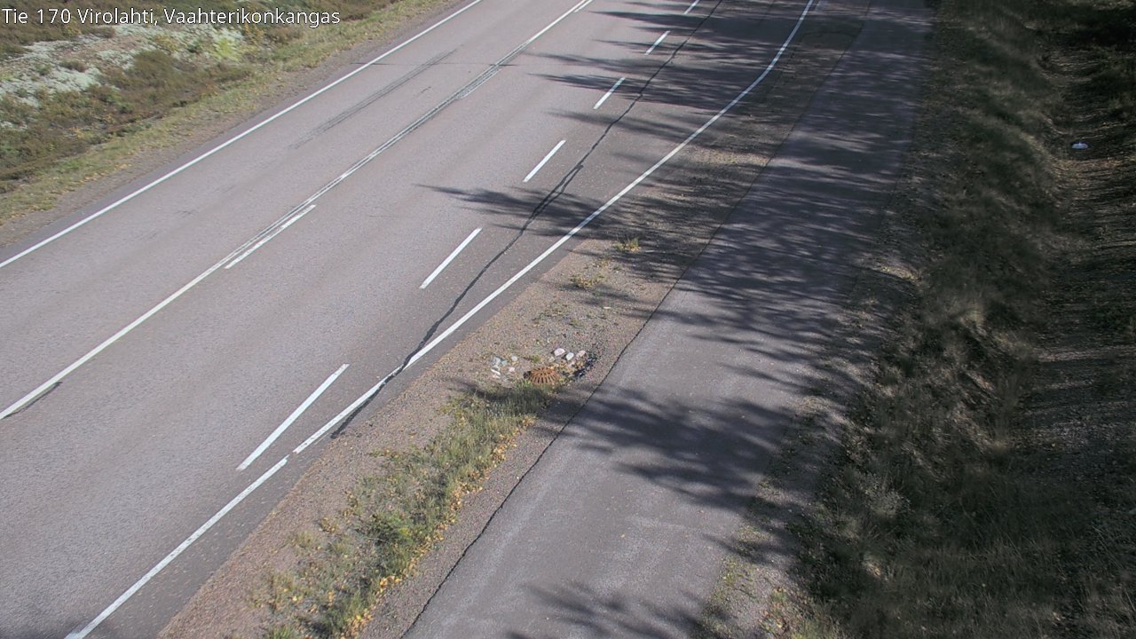 Weather Camera Image Väg 170 Vederlax, Vaahterikonkangas, Virolahti, Kymenlaakso