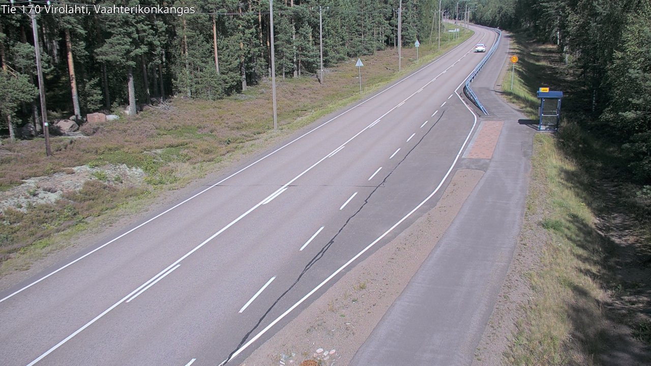 Kelikamerat Kuva Tie 170 Virolahti, Vaahterikonkangas, Virolahti, Kymenlaakso