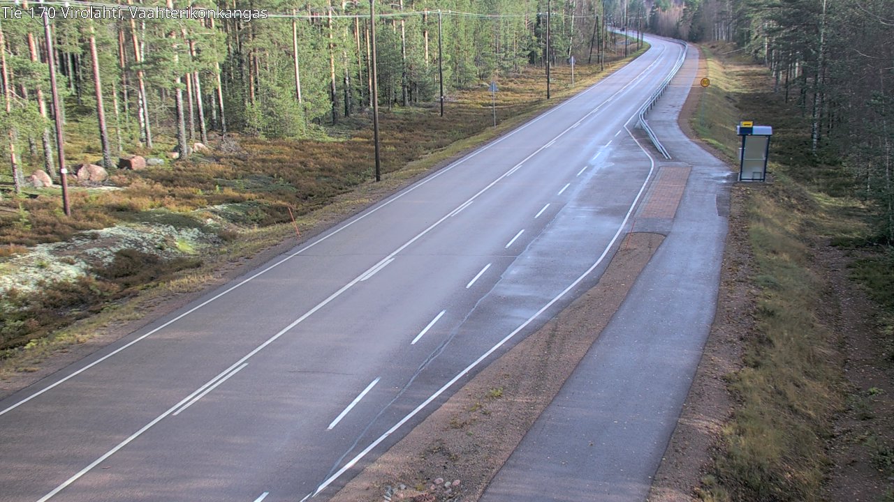 Kelikamerat Kuva Tie 170 Virolahti, Vaahterikonkangas, Virolahti, Kymenlaakso