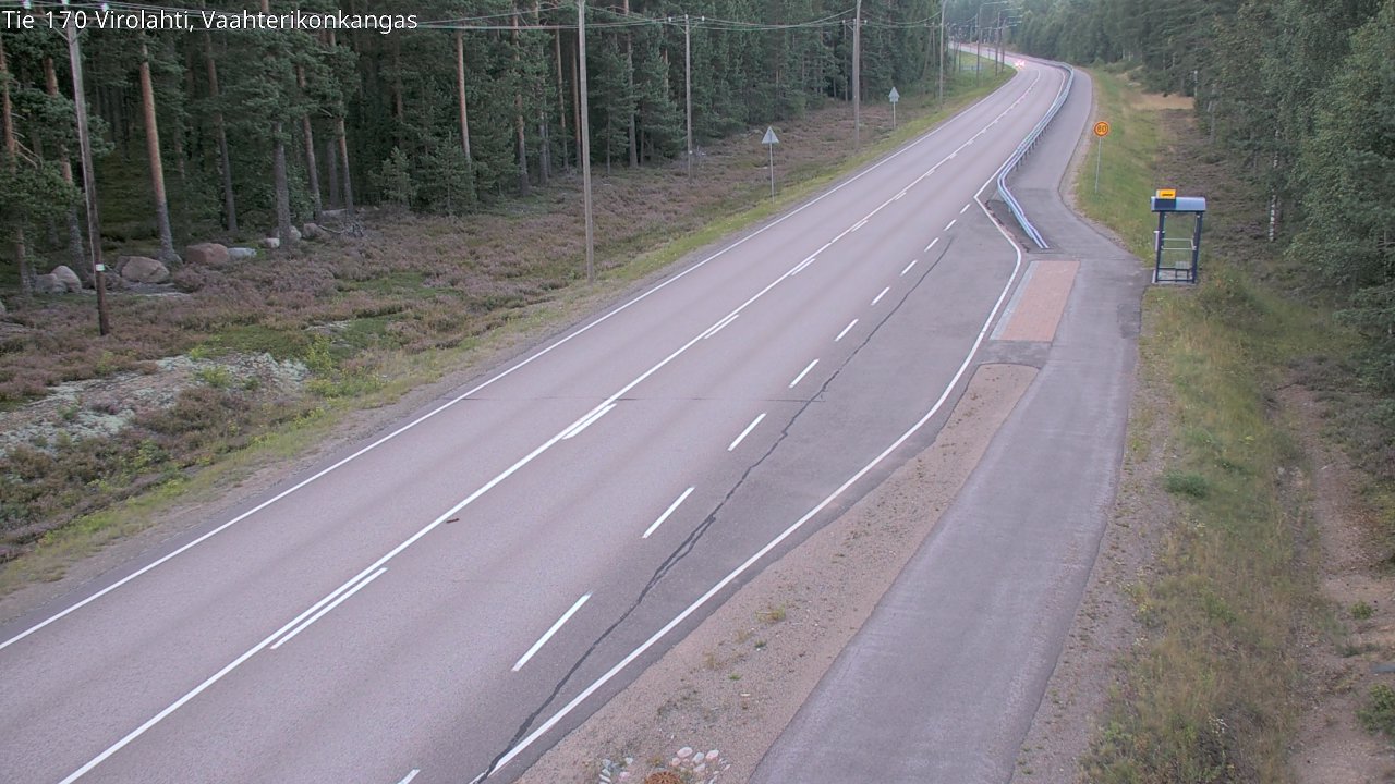 Kelikamerat Kuva Tie 170 Virolahti, Vaahterikonkangas, Virolahti, Kymenlaakso