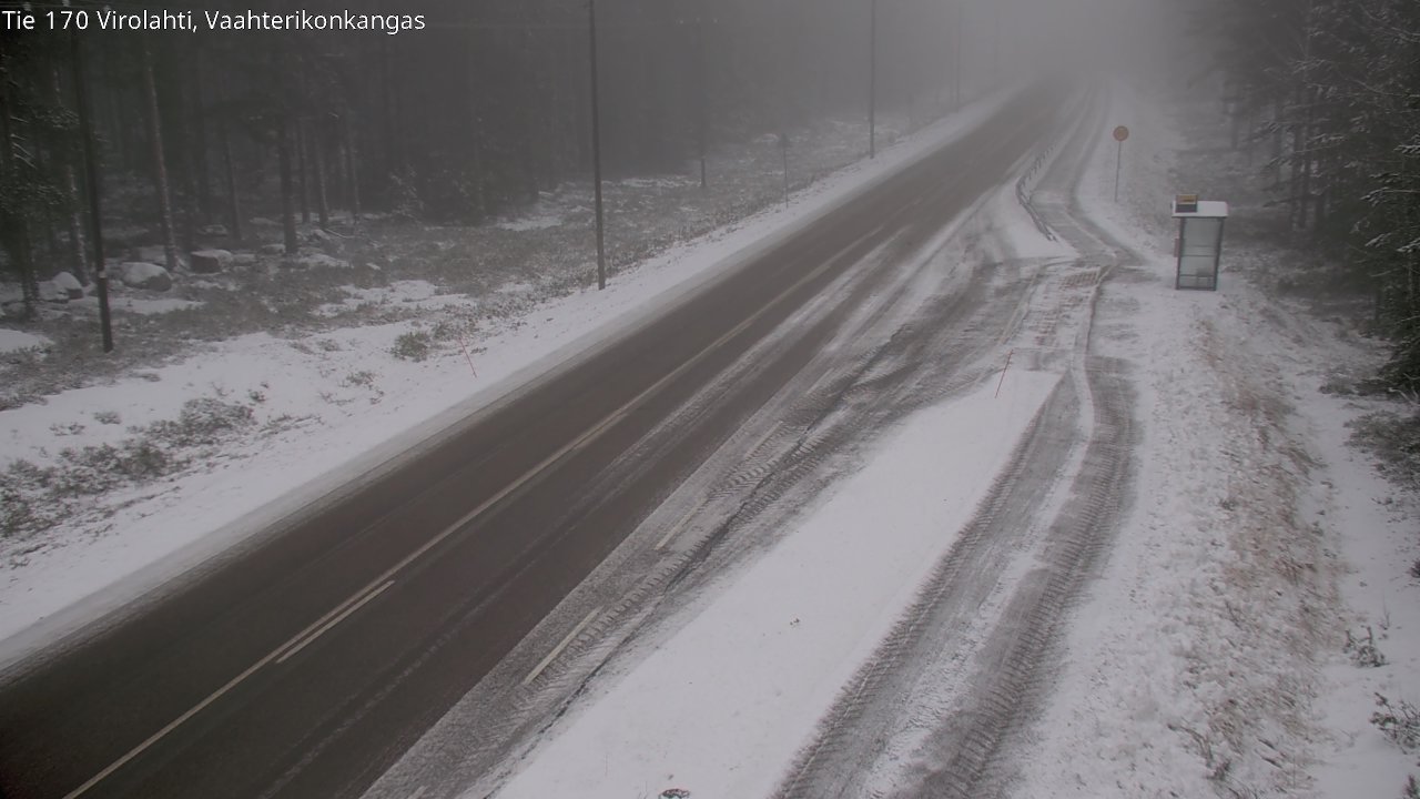 Weather Camera Image Väg 170 Vederlax, Vaahterikonkangas, Virolahti, Kymenlaakso
