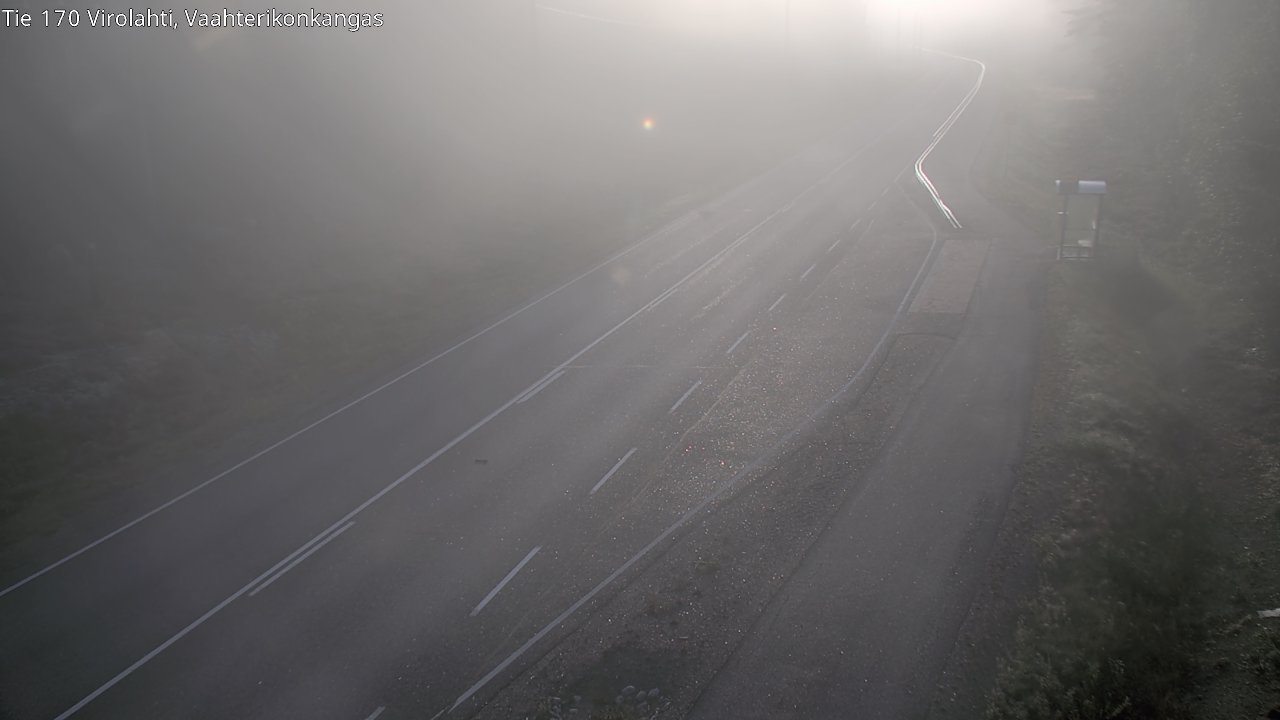 Weather Camera Image Road 170 Virolahti, Vaahterikonkangas, Virolahti, Kymenlaakso
