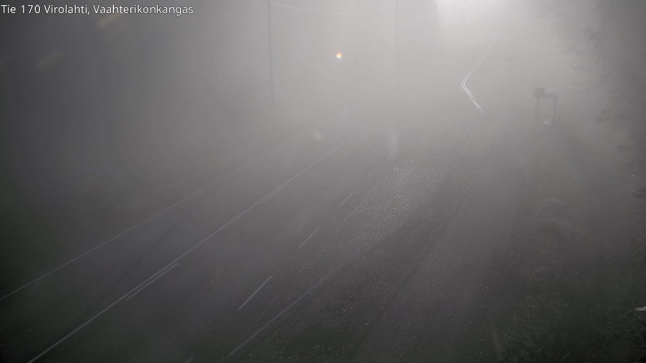 Weather Camera Image Road 170 Virolahti, Vaahterikonkangas, Virolahti, Kymenlaakso