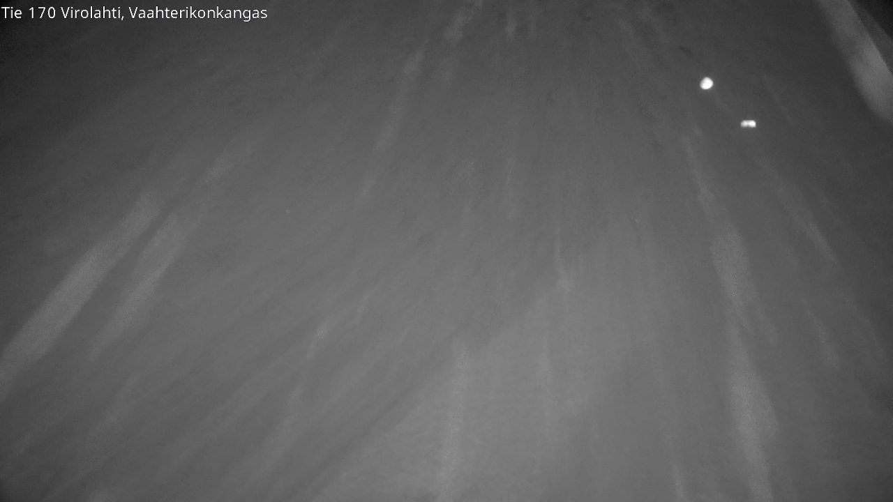 Weather Camera Image Väg 170 Vederlax, Vaahterikonkangas, Virolahti, Kymenlaakso