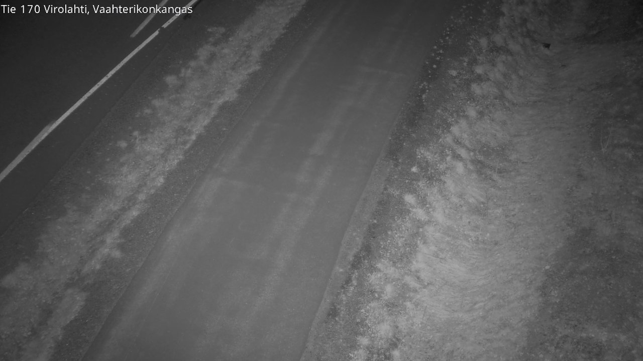 Weather Camera Image Väg 170 Vederlax, Vaahterikonkangas, Virolahti, Kymenlaakso
