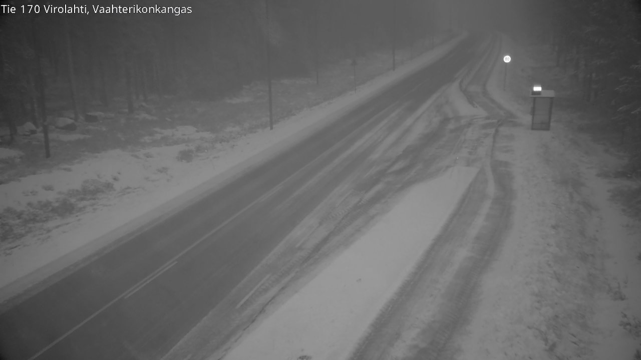 Weather Camera Image Väg 170 Vederlax, Vaahterikonkangas, Virolahti, Kymenlaakso