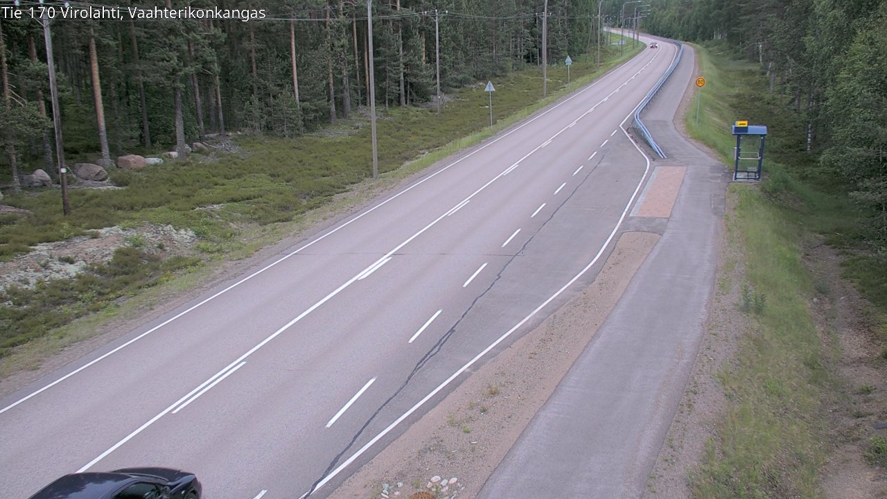 Kelikamerat Kuva Tie 170 Virolahti, Vaahterikonkangas, Virolahti, Kymenlaakso