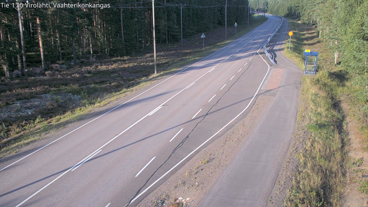 Kelikamerat Kuva Tie 170 Virolahti, Vaahterikonkangas, Virolahti, Kymenlaakso