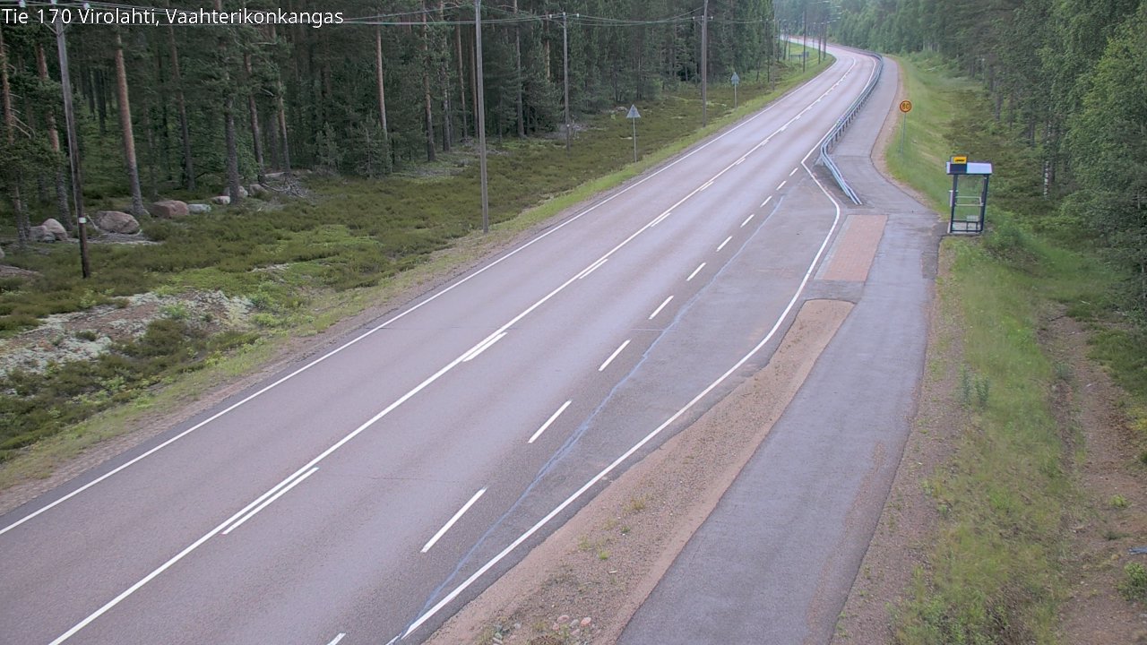 Kelikamerat Kuva Tie 170 Virolahti, Vaahterikonkangas, Virolahti, Kymenlaakso