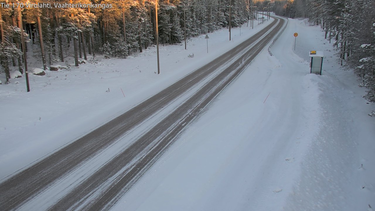 Kelikamerat Kuva Tie 170 Virolahti, Vaahterikonkangas, Virolahti, Kymenlaakso