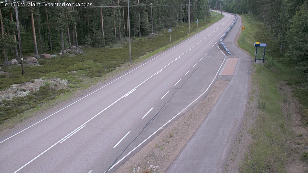 Kelikamerat Kuva Tie 170 Virolahti, Vaahterikonkangas, Virolahti, Kymenlaakso