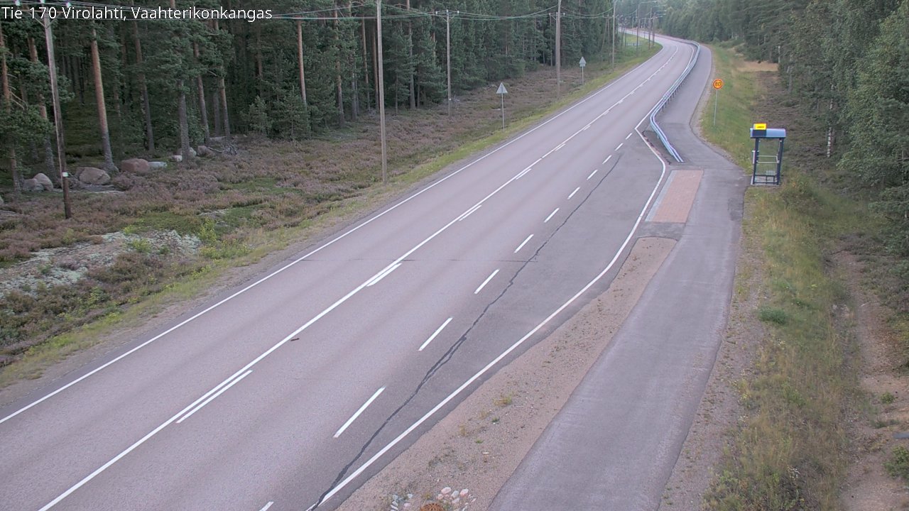 Kelikamerat Kuva Tie 170 Virolahti, Vaahterikonkangas, Virolahti, Kymenlaakso