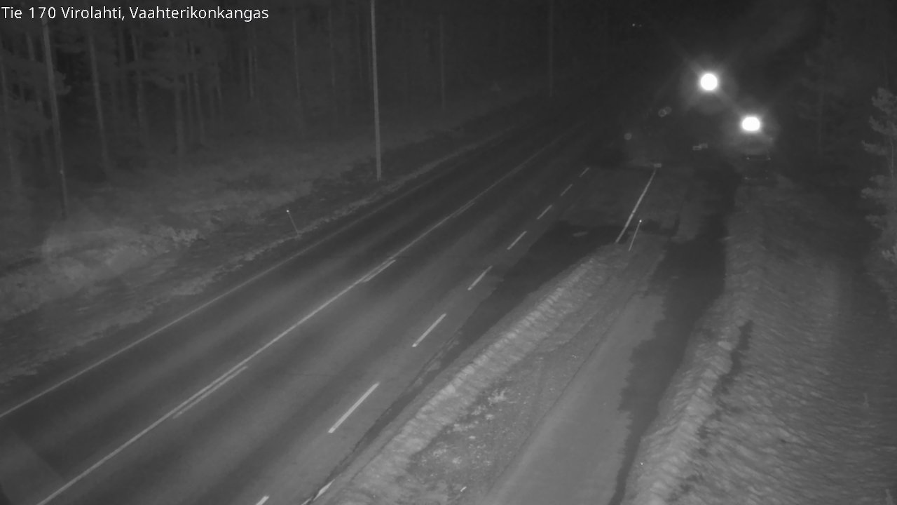 Weather Camera Image Väg 170 Vederlax, Vaahterikonkangas, Virolahti, Kymenlaakso