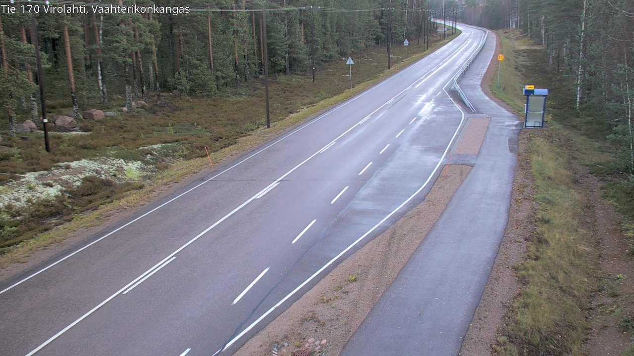 Kelikamerat Kuva Tie 170 Virolahti, Vaahterikonkangas, Virolahti, Kymenlaakso