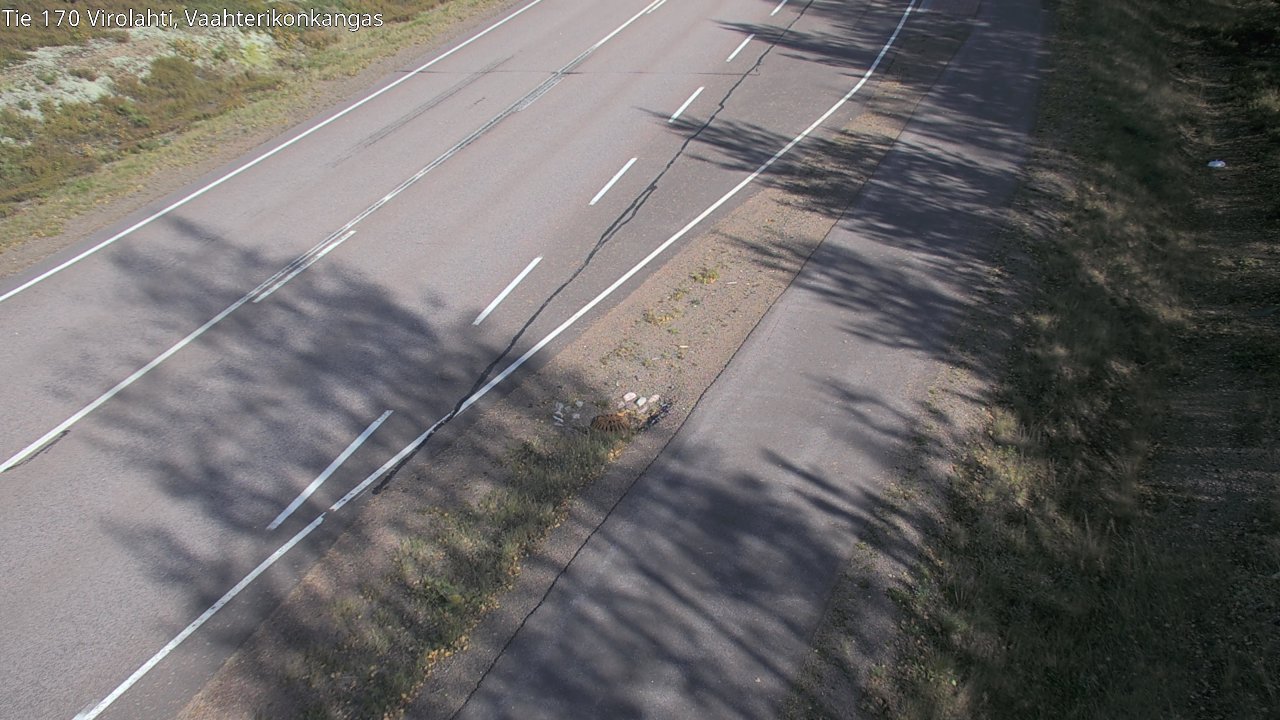 Weather Camera Image Väg 170 Vederlax, Vaahterikonkangas, Virolahti, Kymenlaakso