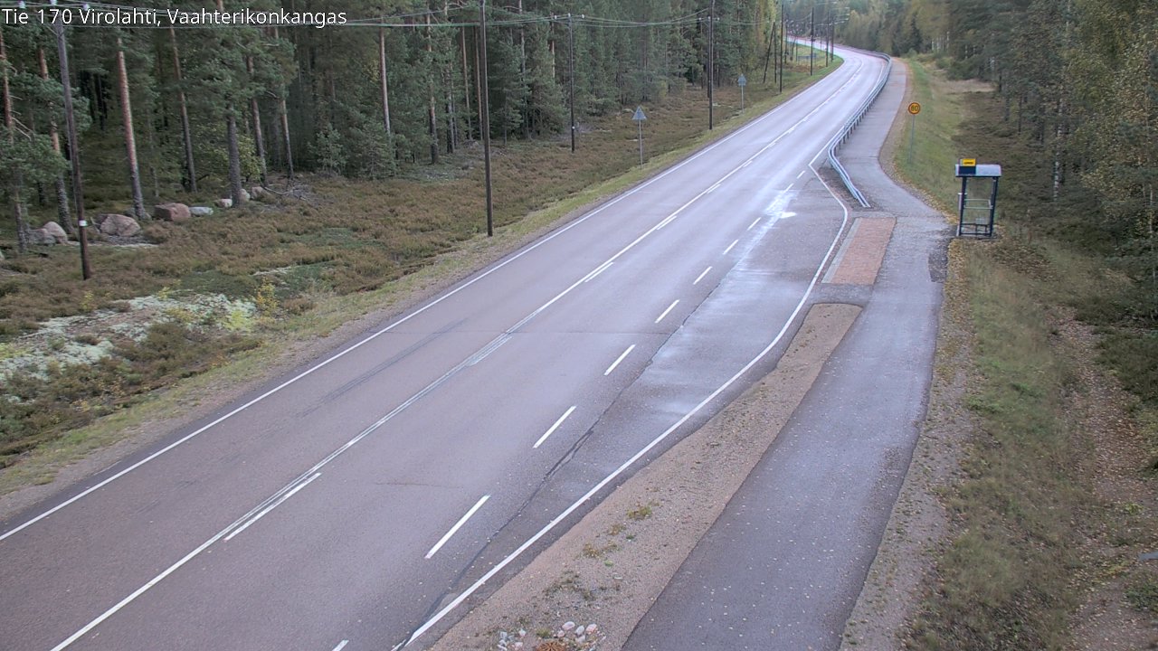 Kelikamerat Kuva Tie 170 Virolahti, Vaahterikonkangas, Virolahti, Kymenlaakso