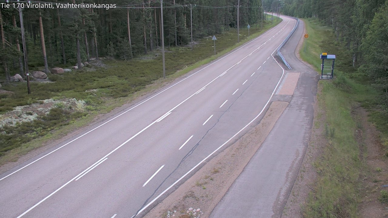 Kelikamerat Kuva Tie 170 Virolahti, Vaahterikonkangas, Virolahti, Kymenlaakso
