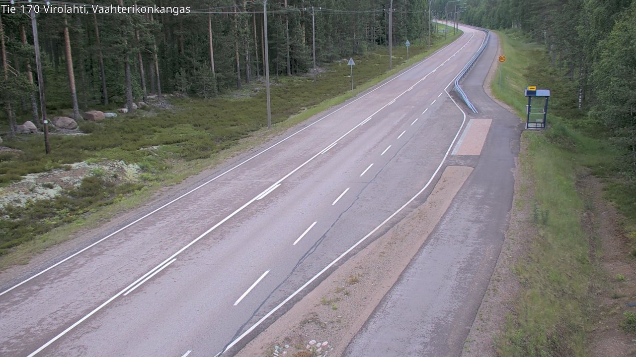 Kelikamerat Kuva Tie 170 Virolahti, Vaahterikonkangas, Virolahti, Kymenlaakso