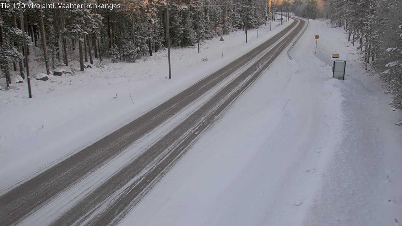 Kelikamerat Kuva Tie 170 Virolahti, Vaahterikonkangas, Virolahti, Kymenlaakso