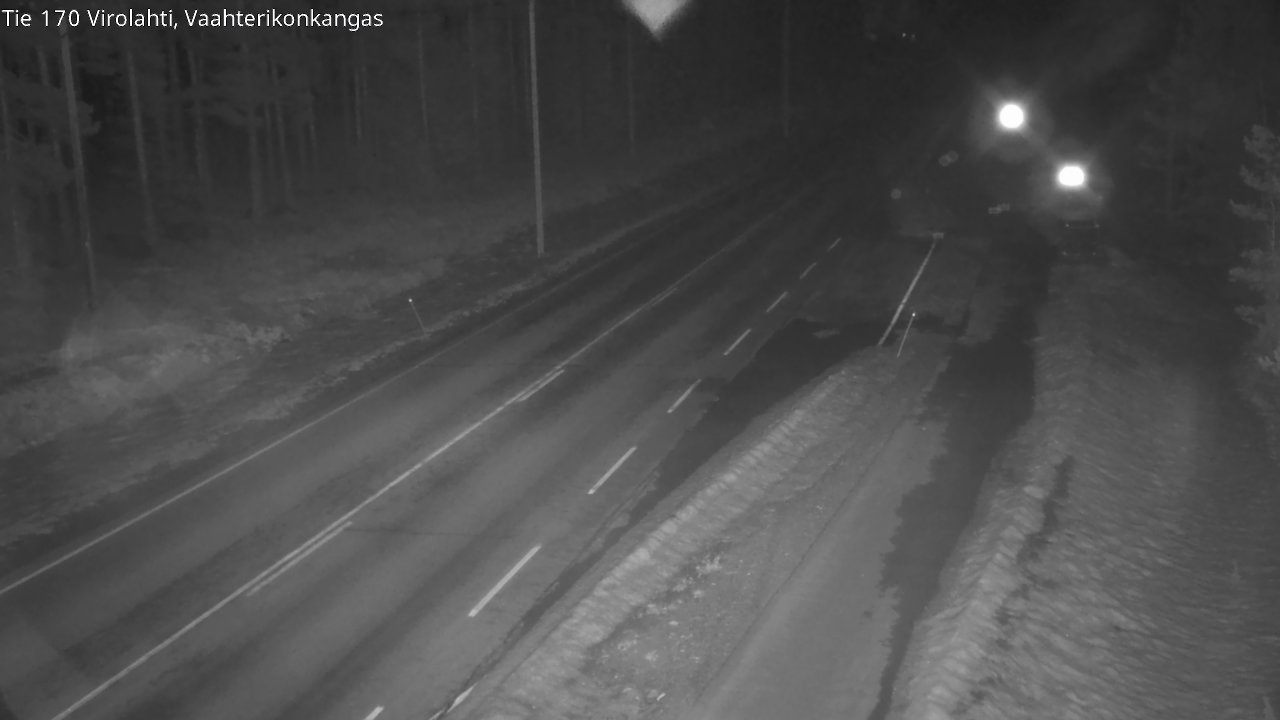 Weather Camera Image Väg 170 Vederlax, Vaahterikonkangas, Virolahti, Kymenlaakso