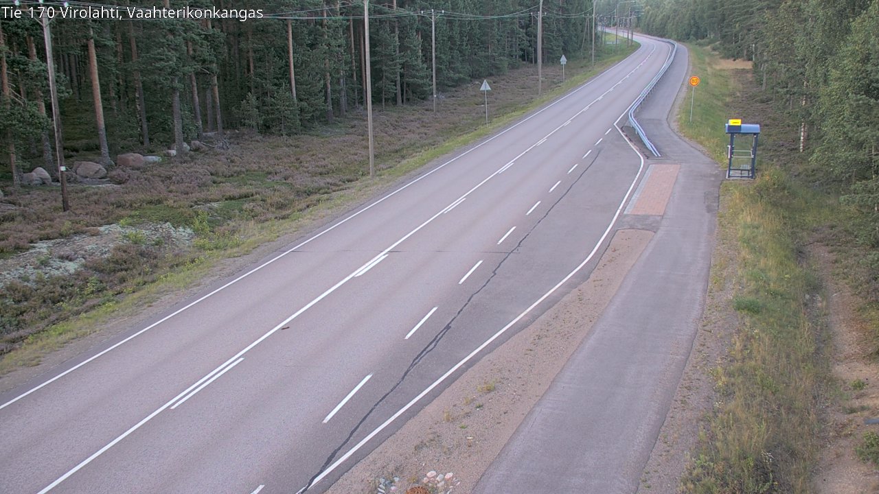 Kelikamerat Kuva Tie 170 Virolahti, Vaahterikonkangas, Virolahti, Kymenlaakso