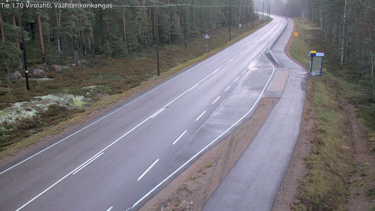 Kelikamerat Kuva Tie 170 Virolahti, Vaahterikonkangas, Virolahti, Kymenlaakso