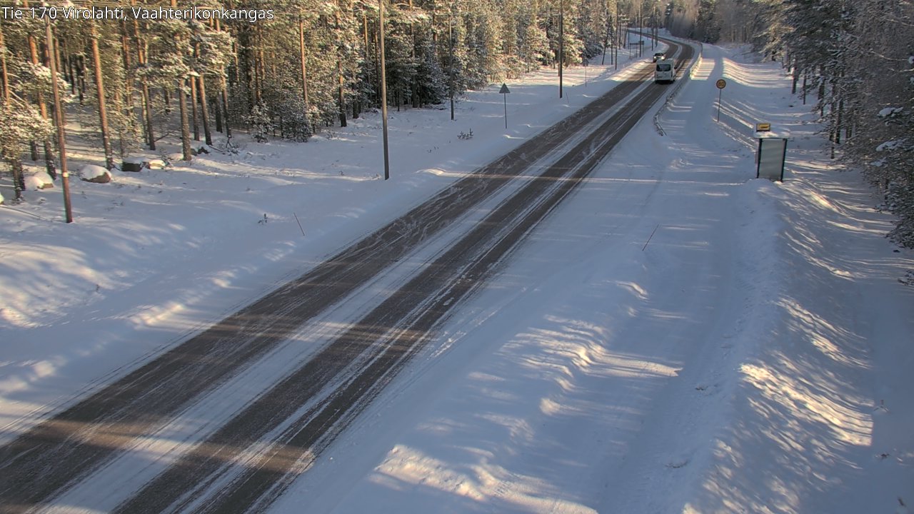 Weather Camera Image Road 170 Virolahti, Vaahterikonkangas, Virolahti, Kymenlaakso