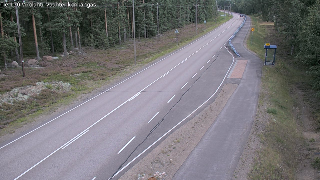 Kelikamerat Kuva Tie 170 Virolahti, Vaahterikonkangas, Virolahti, Kymenlaakso
