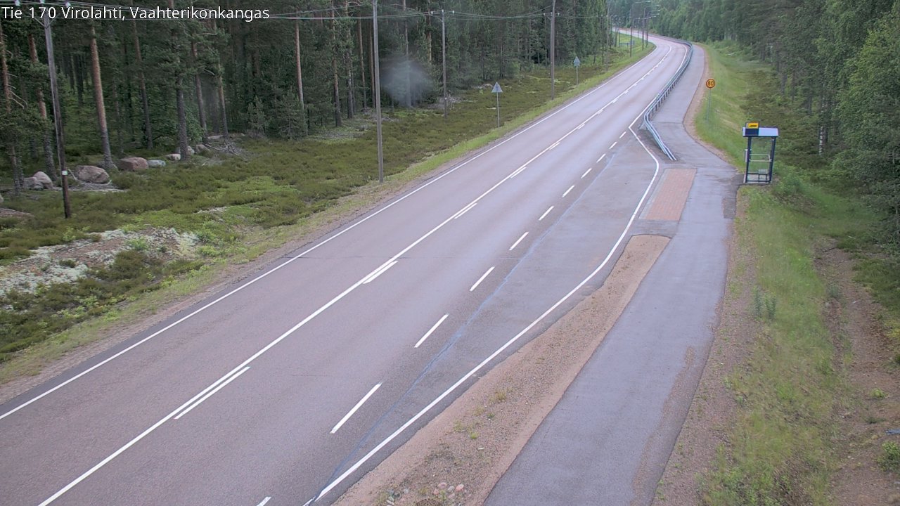Kelikamerat Kuva Tie 170 Virolahti, Vaahterikonkangas, Virolahti, Kymenlaakso