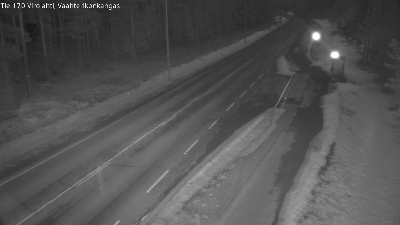 Weather Camera Image Väg 170 Vederlax, Vaahterikonkangas, Virolahti, Kymenlaakso