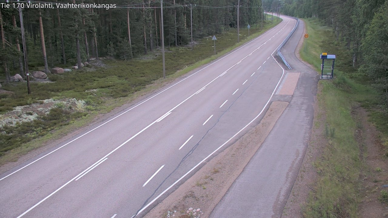 Kelikamerat Kuva Tie 170 Virolahti, Vaahterikonkangas, Virolahti, Kymenlaakso