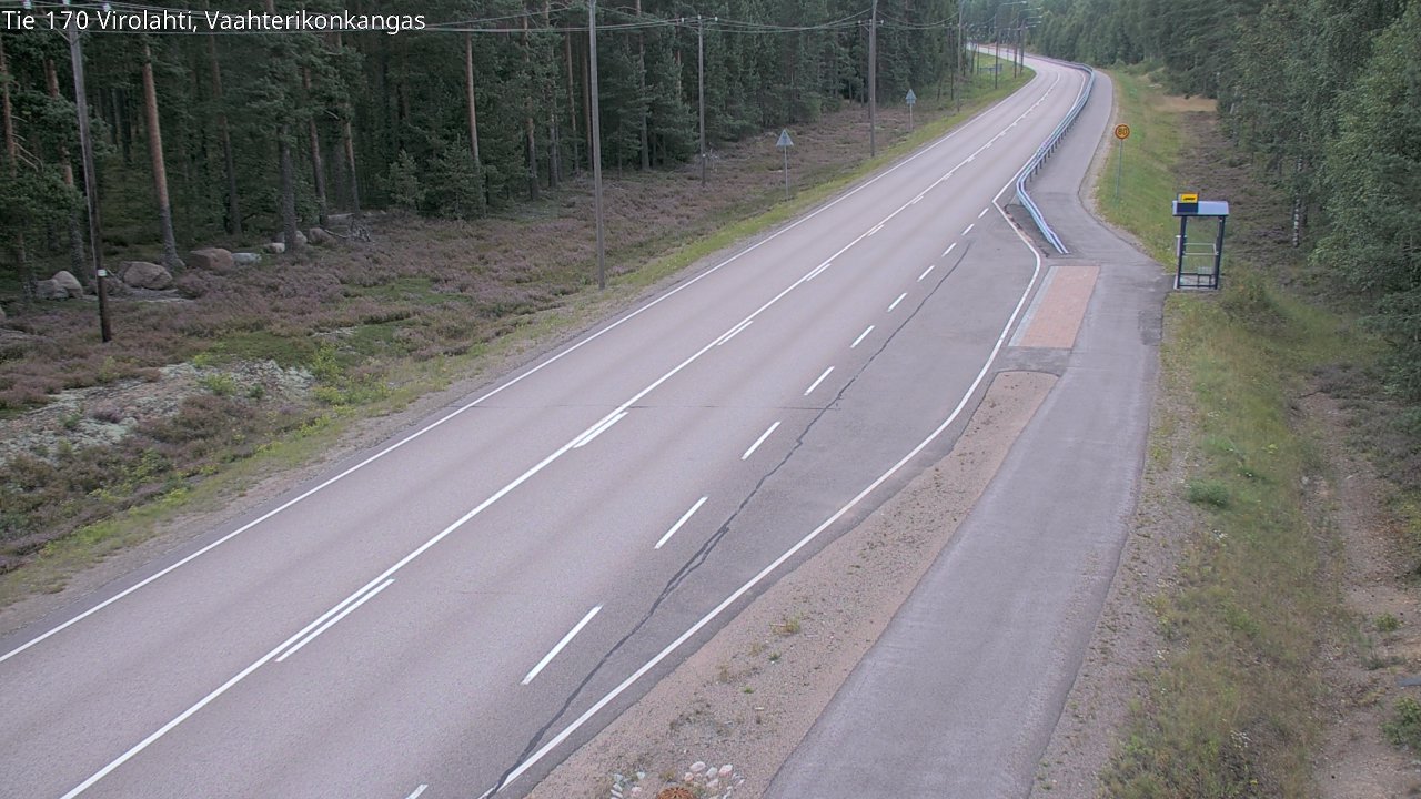 Kelikamerat Kuva Tie 170 Virolahti, Vaahterikonkangas, Virolahti, Kymenlaakso