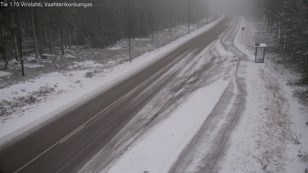 Weather Camera Image Road 170 Virolahti, Vaahterikonkangas, Virolahti, Kymenlaakso