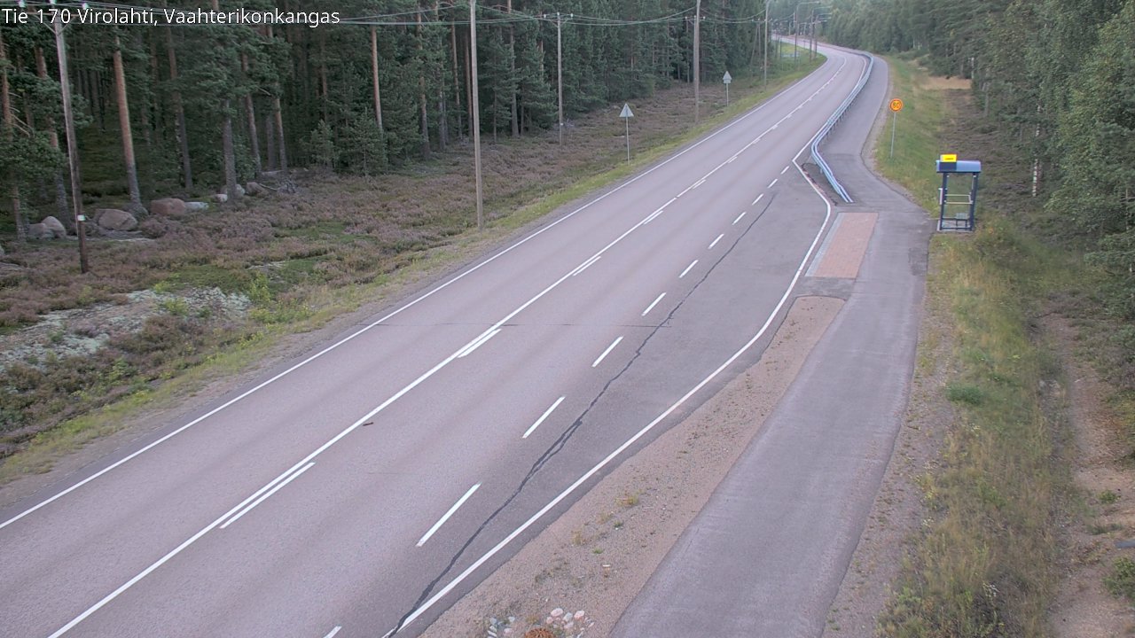 Kelikamerat Kuva Tie 170 Virolahti, Vaahterikonkangas, Virolahti, Kymenlaakso