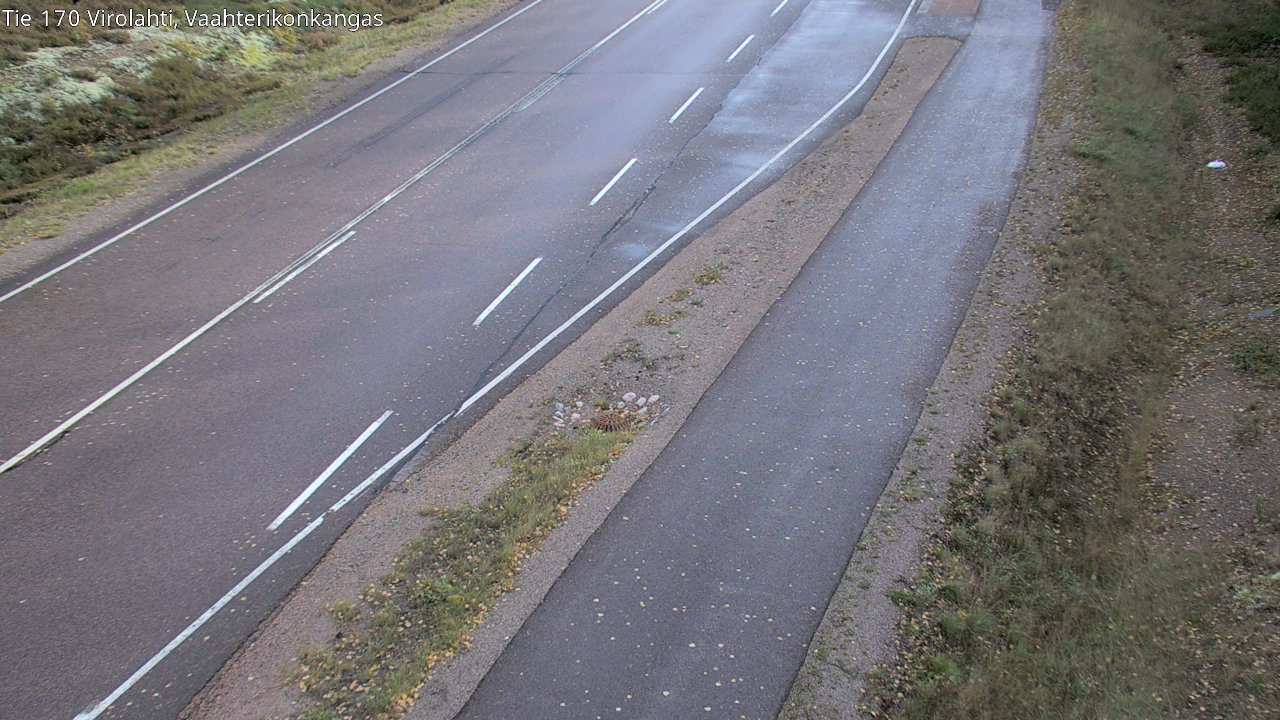 Weather Camera Image Väg 170 Vederlax, Vaahterikonkangas, Virolahti, Kymenlaakso