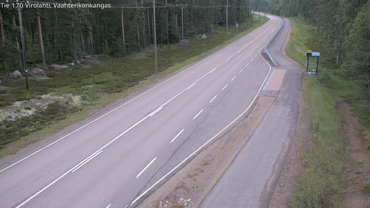 Kelikamerat Kuva Tie 170 Virolahti, Vaahterikonkangas, Virolahti, Kymenlaakso