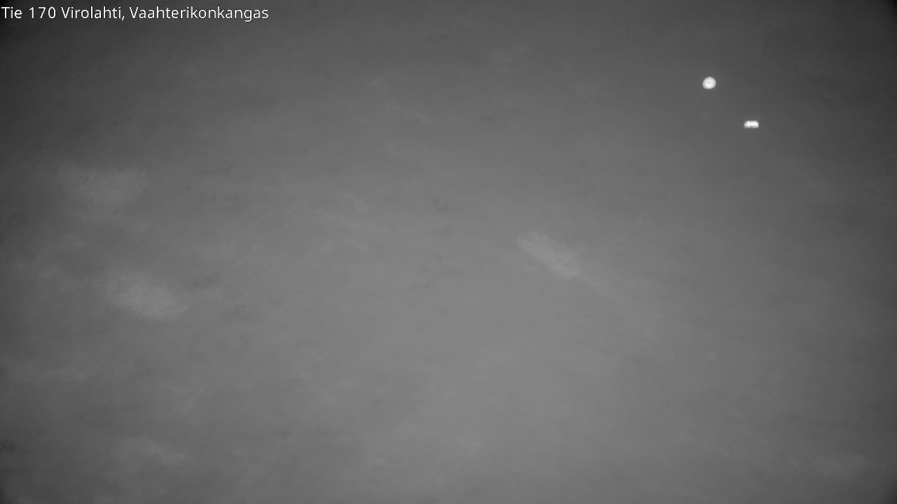 Weather Camera Image Väg 170 Vederlax, Vaahterikonkangas, Virolahti, Kymenlaakso