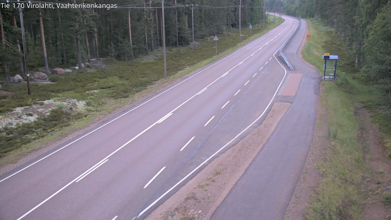 Kelikamerat Kuva Tie 170 Virolahti, Vaahterikonkangas, Virolahti, Kymenlaakso