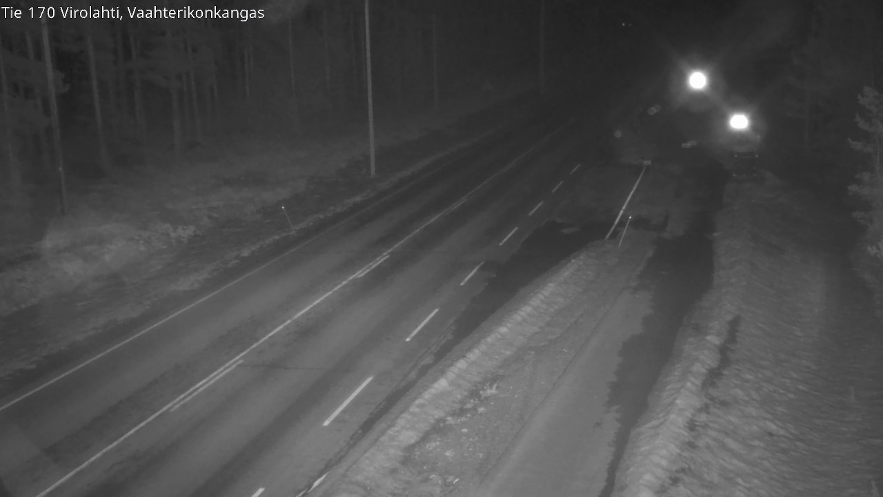 Weather Camera Image Väg 170 Vederlax, Vaahterikonkangas, Virolahti, Kymenlaakso