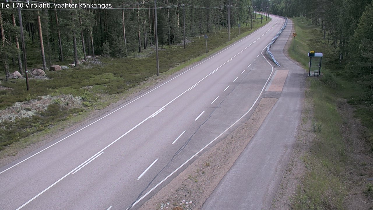 Kelikamerat Kuva Tie 170 Virolahti, Vaahterikonkangas, Virolahti, Kymenlaakso