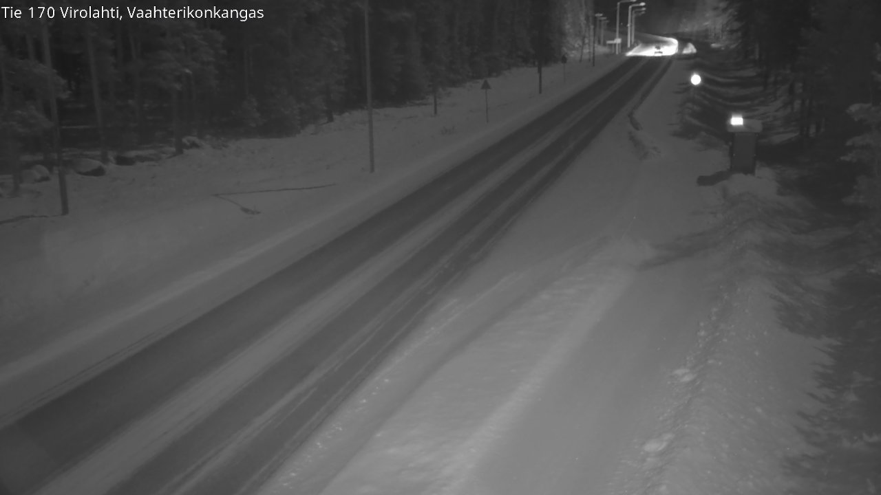 Weather Camera Image Väg 170 Vederlax, Vaahterikonkangas, Virolahti, Kymenlaakso