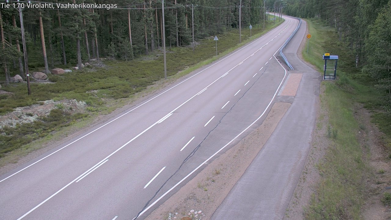 Kelikamerat Kuva Tie 170 Virolahti, Vaahterikonkangas, Virolahti, Kymenlaakso
