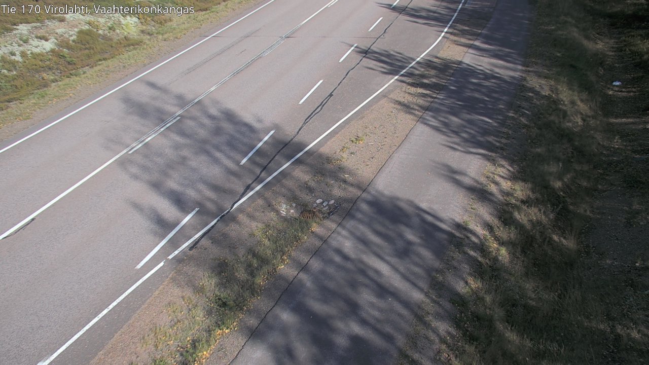 Weather Camera Image Väg 170 Vederlax, Vaahterikonkangas, Virolahti, Kymenlaakso
