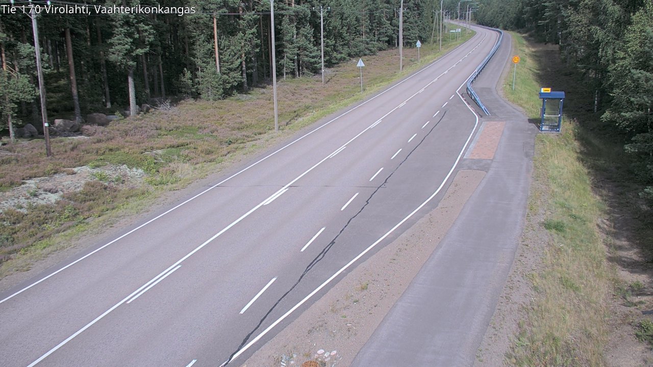 Kelikamerat Kuva Tie 170 Virolahti, Vaahterikonkangas, Virolahti, Kymenlaakso