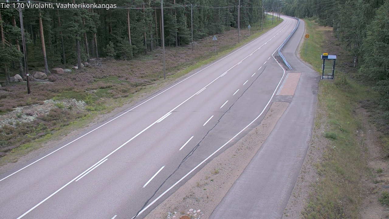 Kelikamerat Kuva Tie 170 Virolahti, Vaahterikonkangas, Virolahti, Kymenlaakso