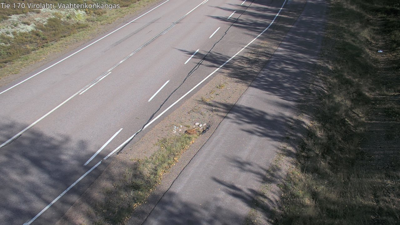 Weather Camera Image Väg 170 Vederlax, Vaahterikonkangas, Virolahti, Kymenlaakso